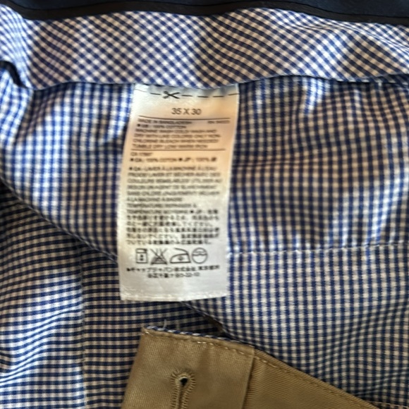 Lot of 3 pairs of Banana Republic dress slacks/ pants. Gray, khaki and dark red. - Picture 5 of 5